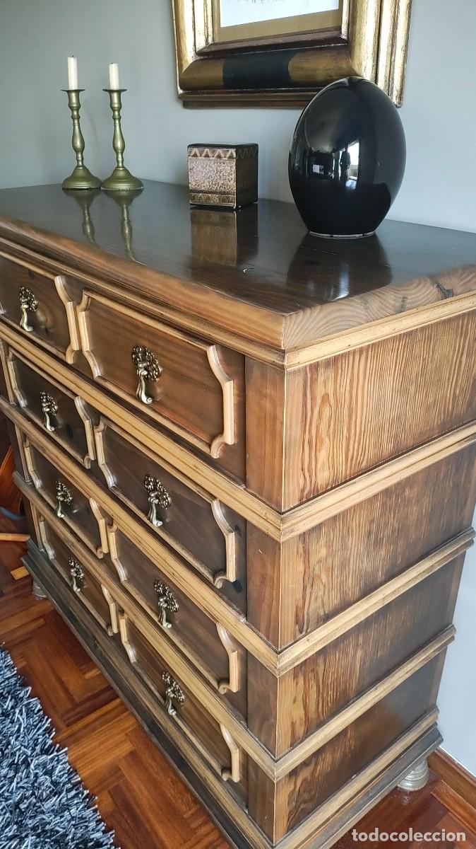 Vintage: C&oacute;moda de madera maciza - Foto 2