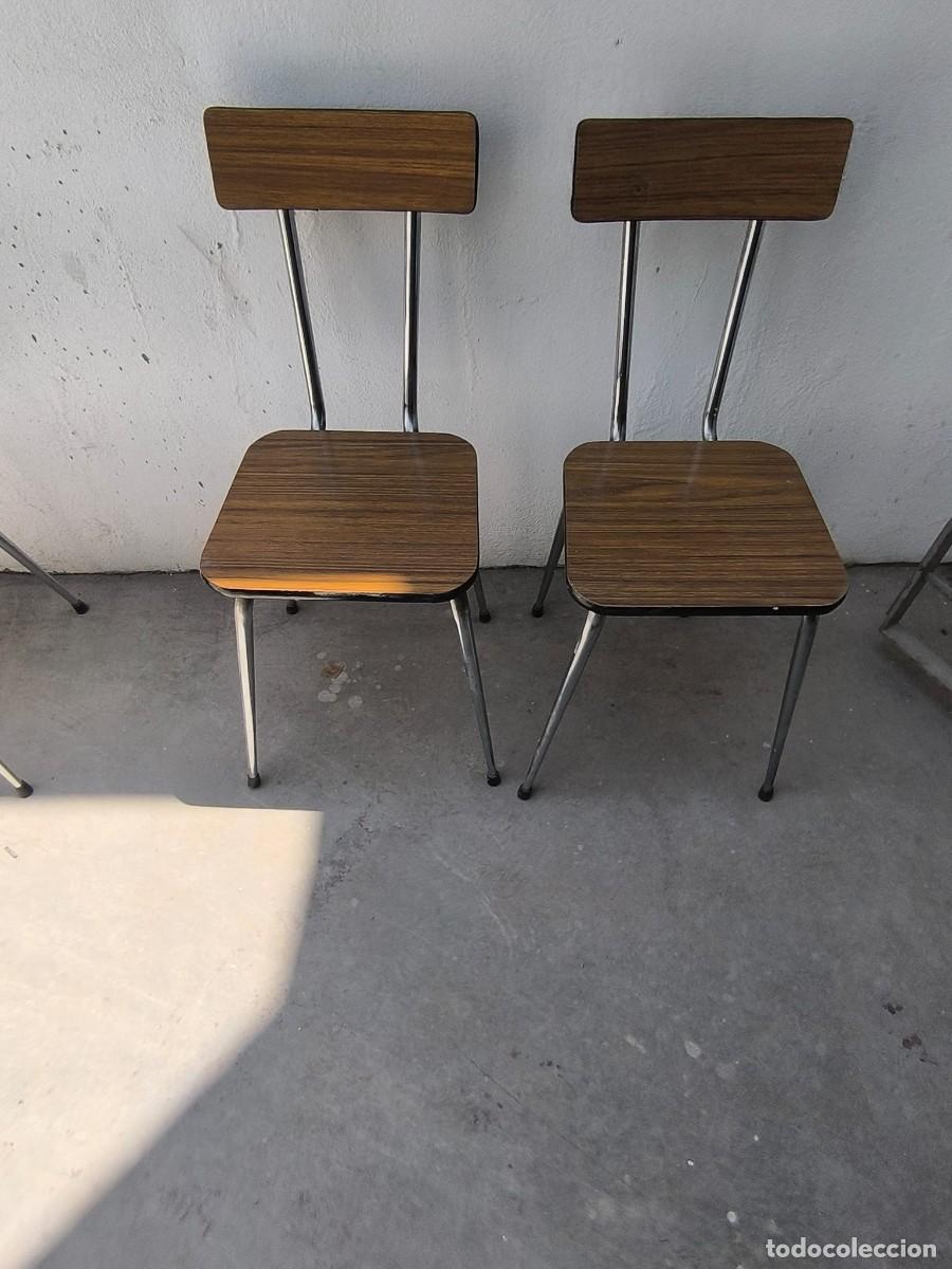 Vintage: Silla formica vintage -4 Uds disponibles
