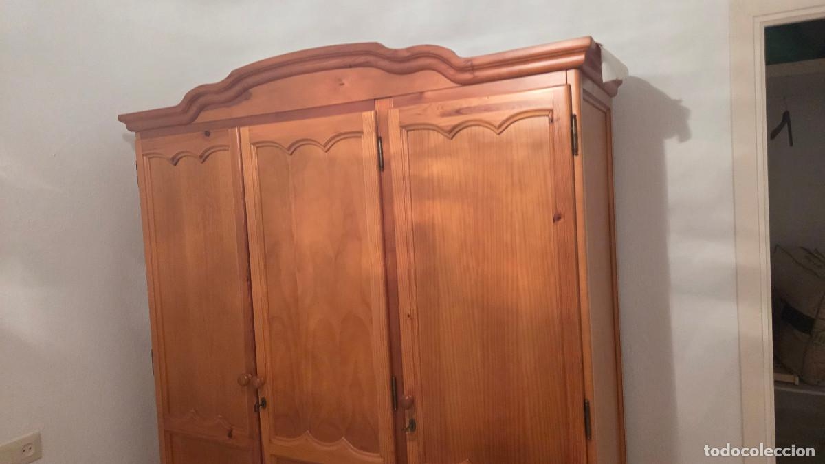 Vintage: armario de madera de 3 puertas - Foto 3