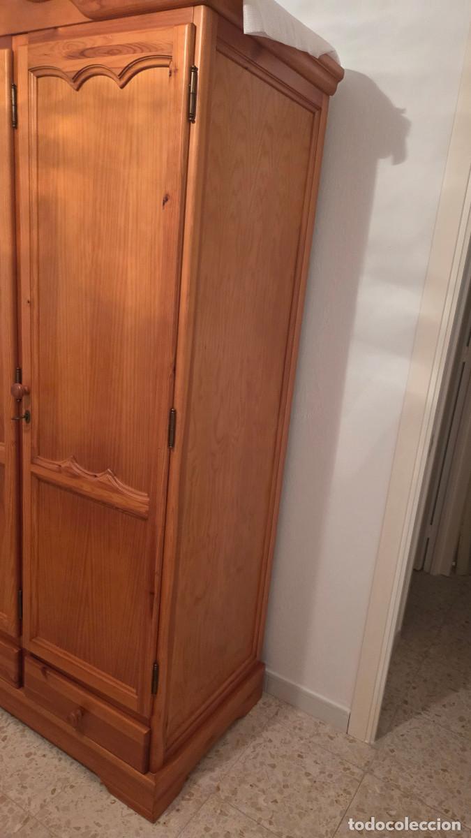 Vintage: armario de madera de 3 puertas - Foto 4