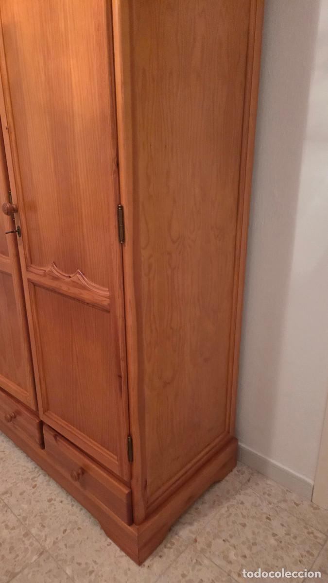 Vintage: armario de madera de 3 puertas - Foto 5