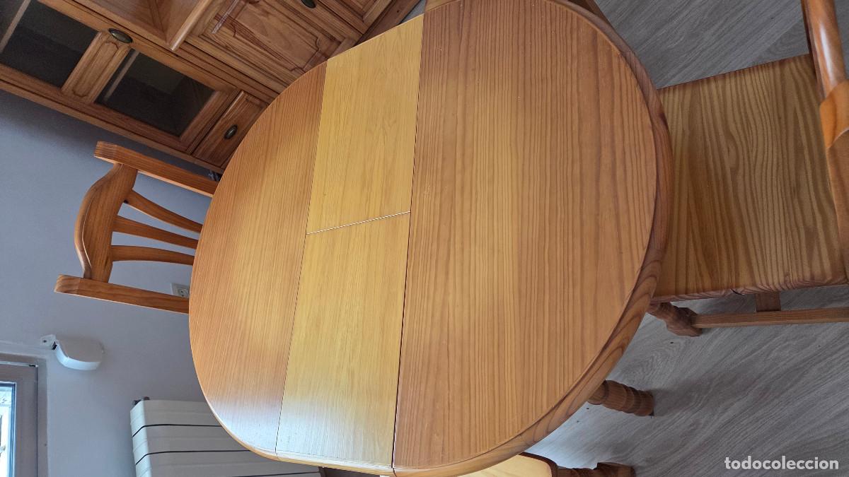 Vintage: mesa y 4 sillas de madera - Foto 7