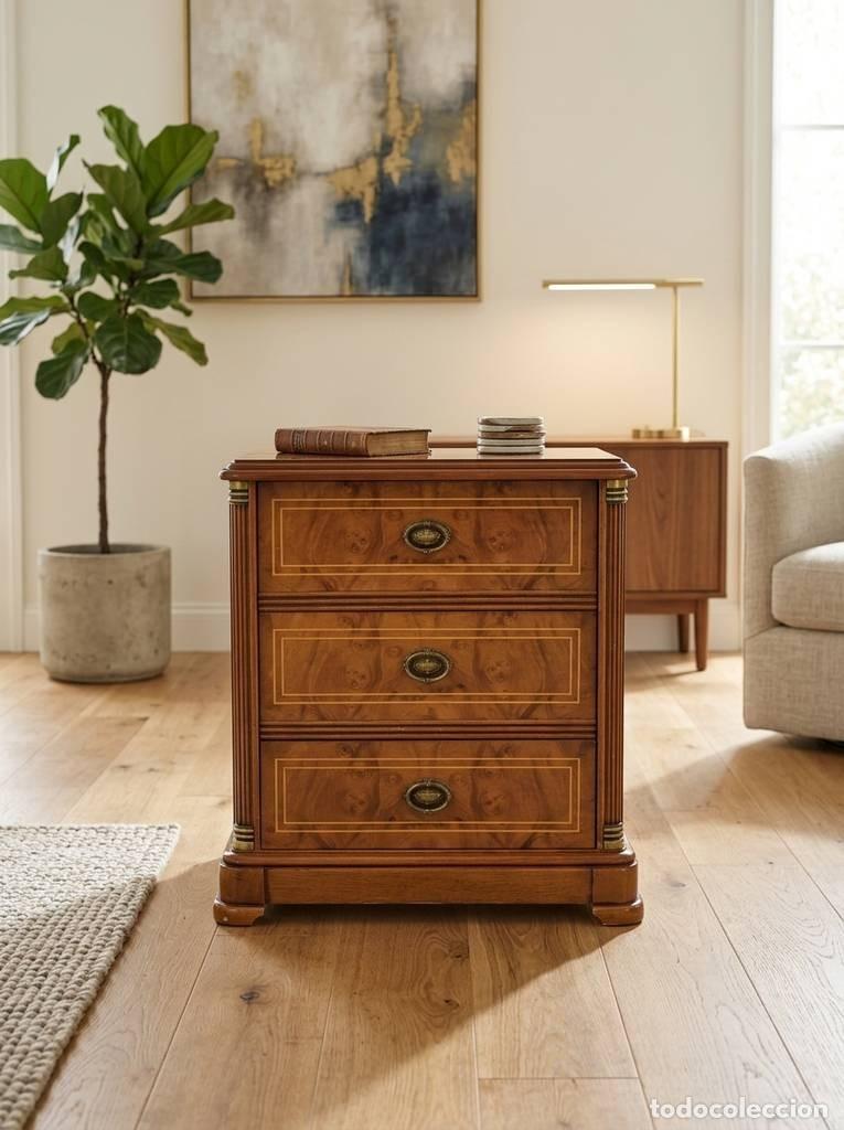 Vintage: MESILLA DE NOCHE CL&Aacute;SICA