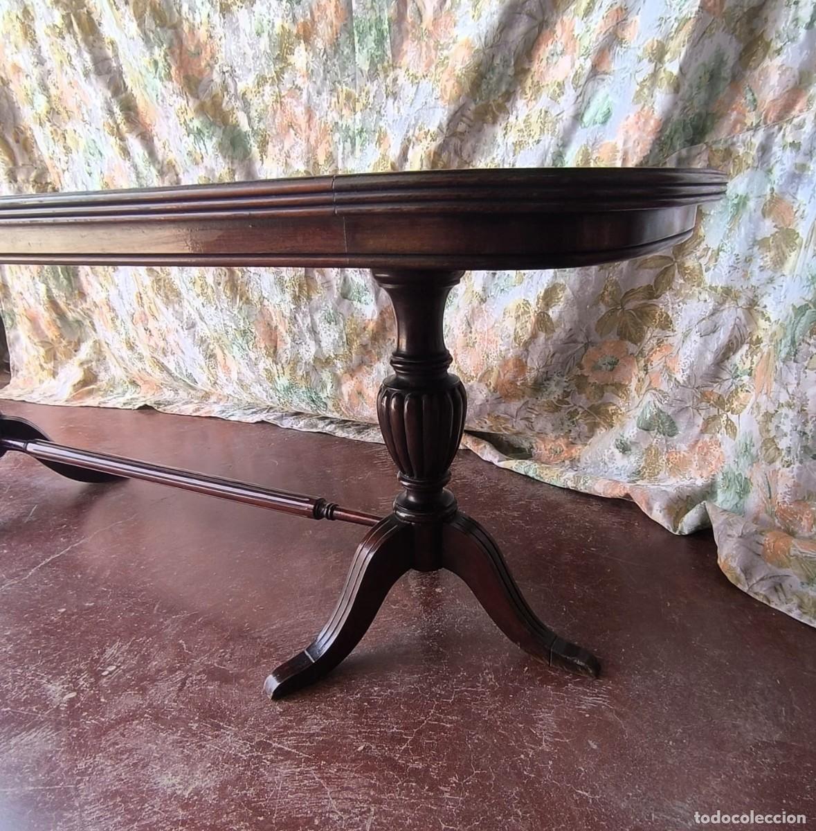 Vintage: Mesa baja de sal&oacute;n de haya - Foto 6