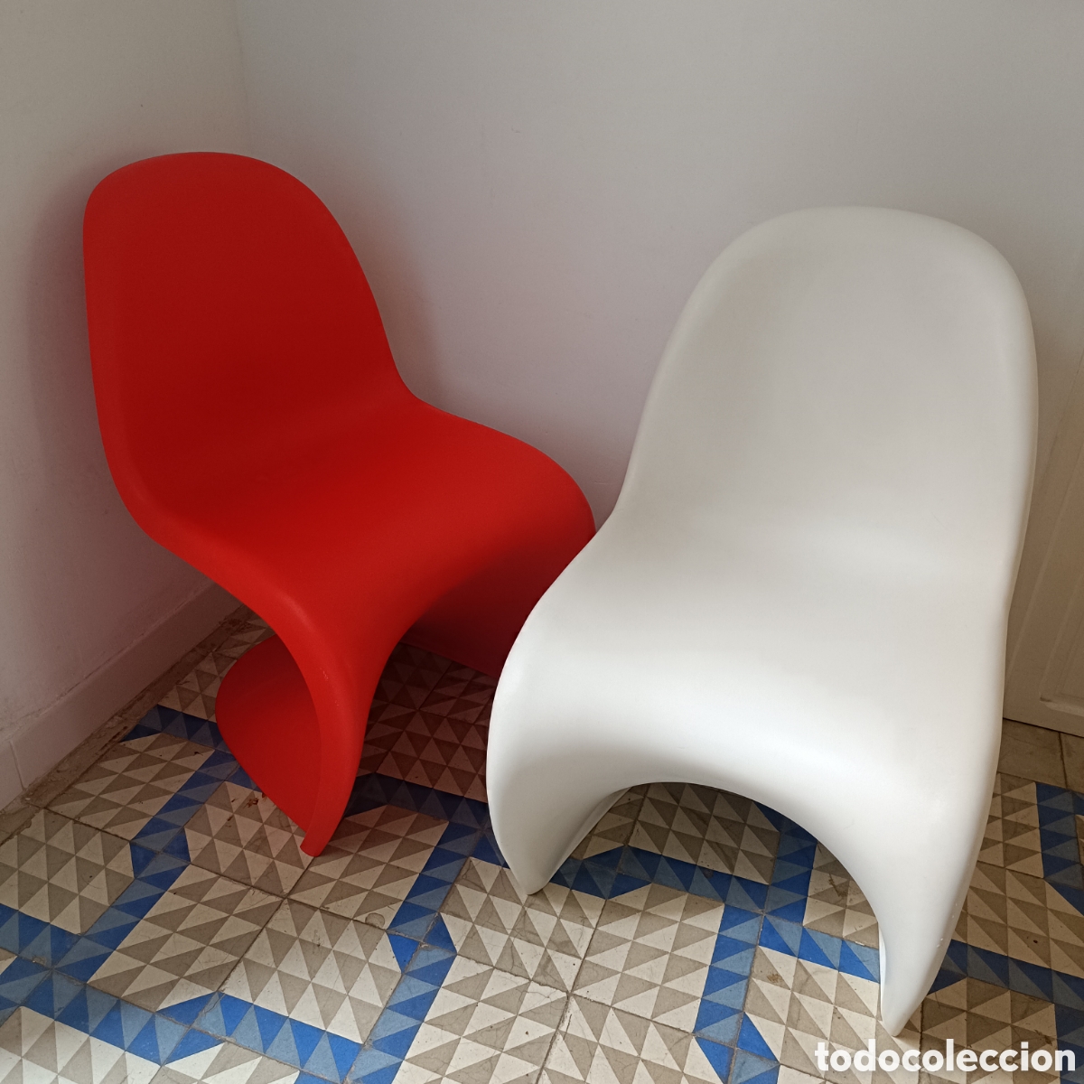 Vintage: Silla panton, Vitra. ORIGINAL - Foto 2