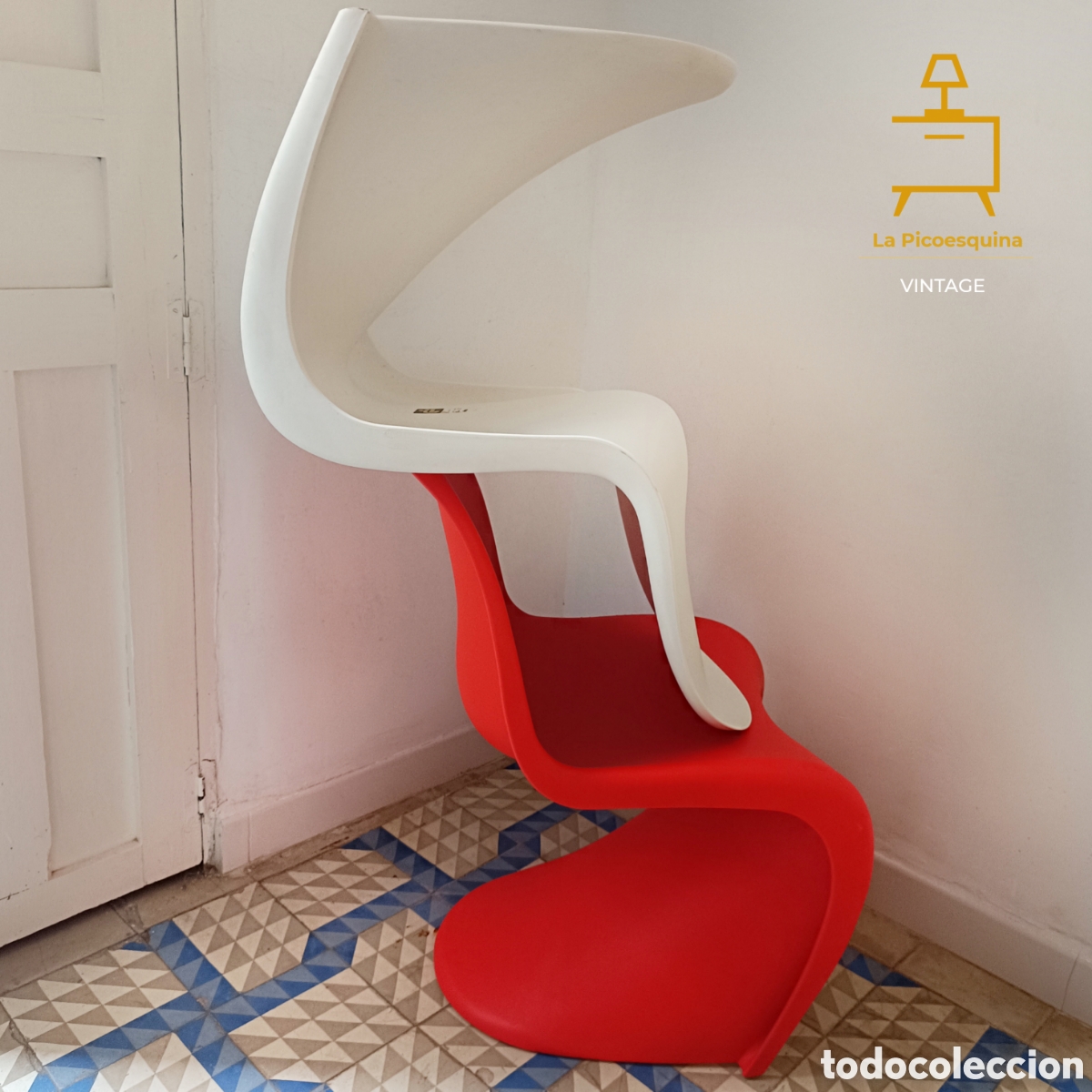 Vintage: Silla panton, Vitra. ORIGINAL