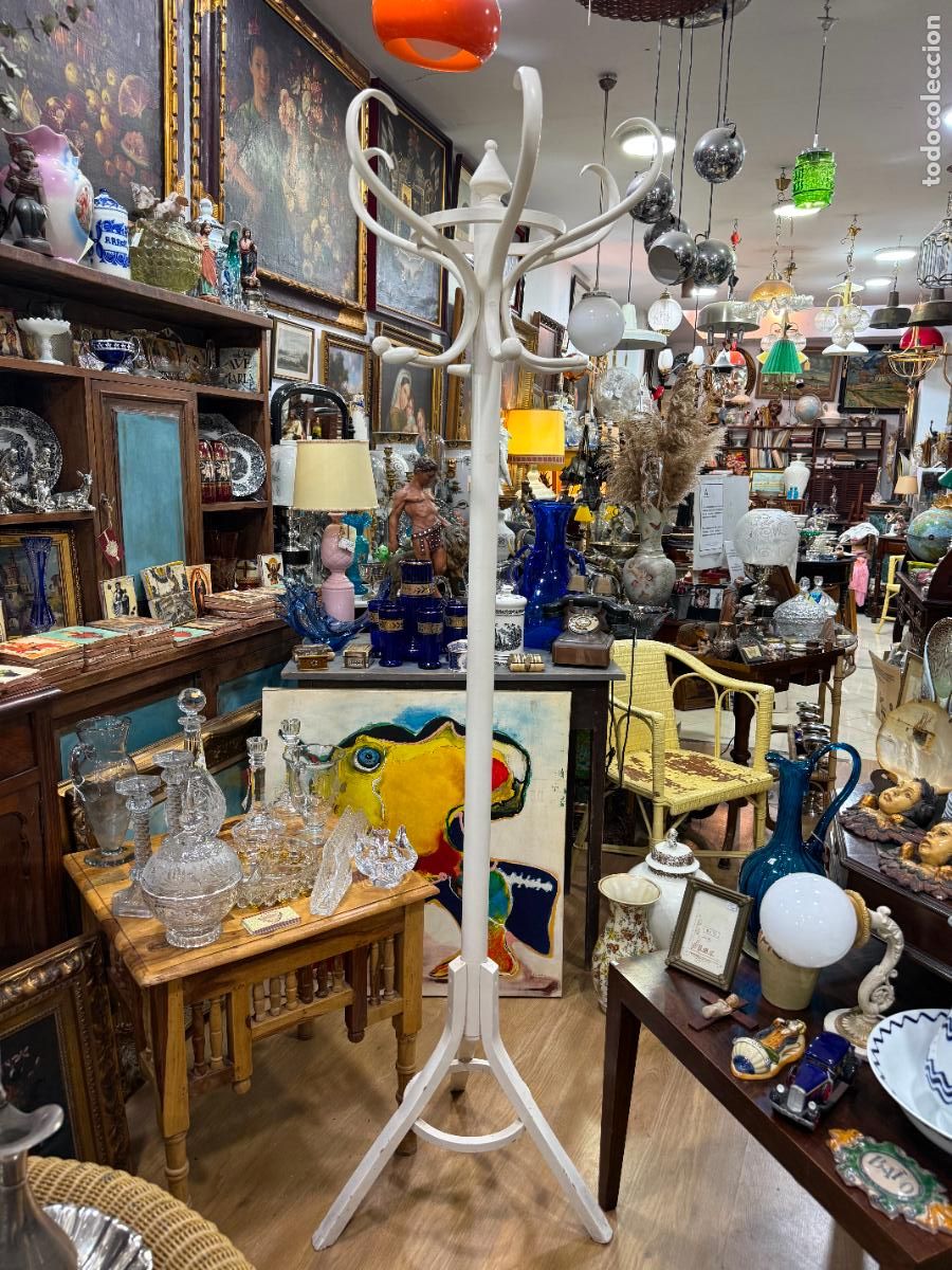 Vintage: ANTIGUO PERCHERO DE MADERA - MEDIDA ALTO 190 CM