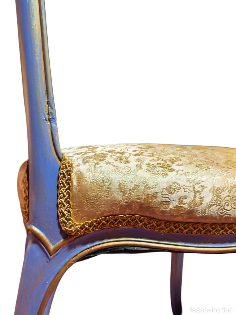Vintage: silla antigua luis xv - Foto 2