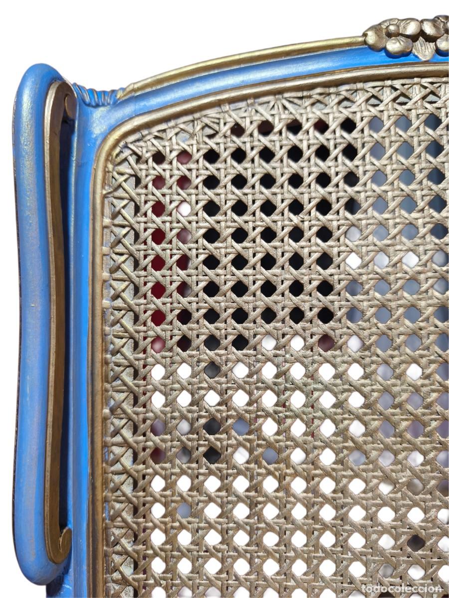 Vintage: silla antigua luis xv - Foto 6