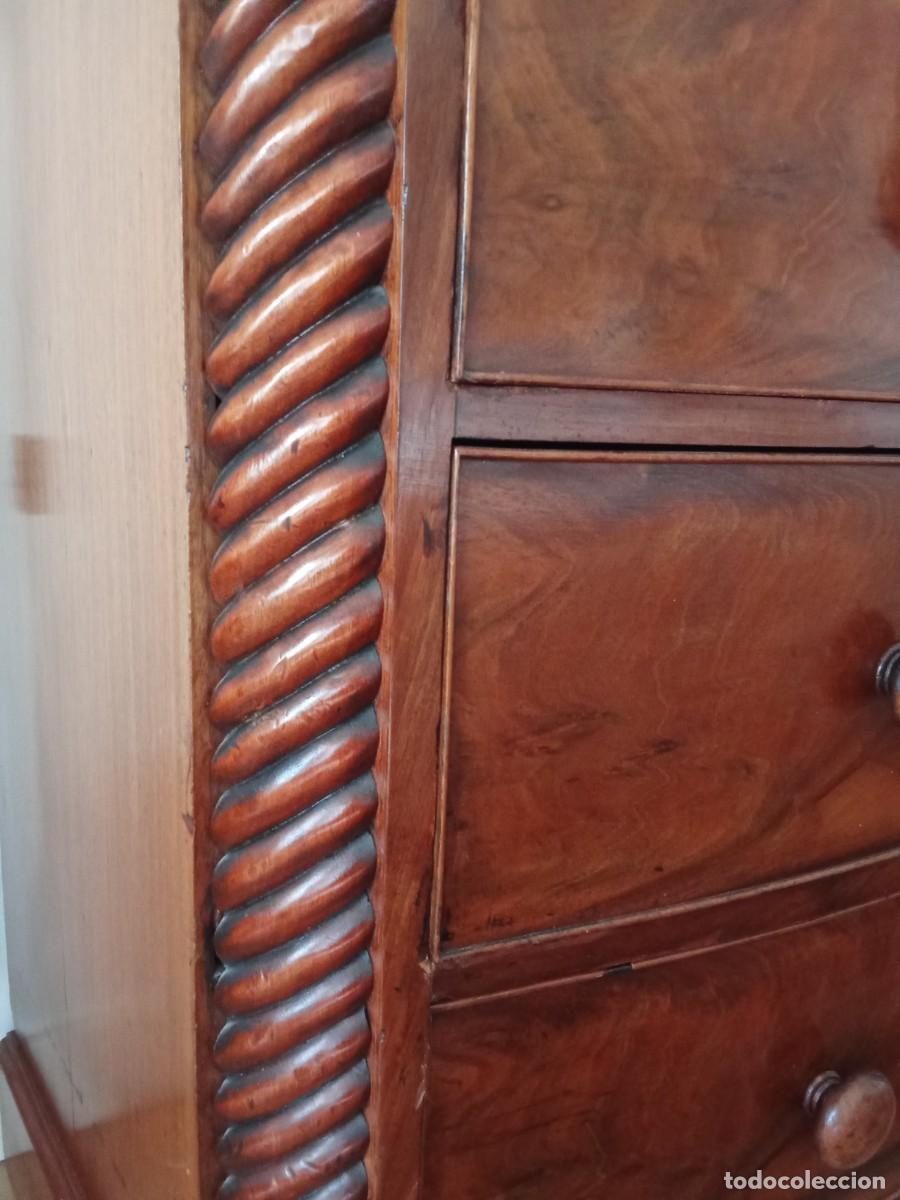 Vintage: Comoda de madera de nogal - Foto 2