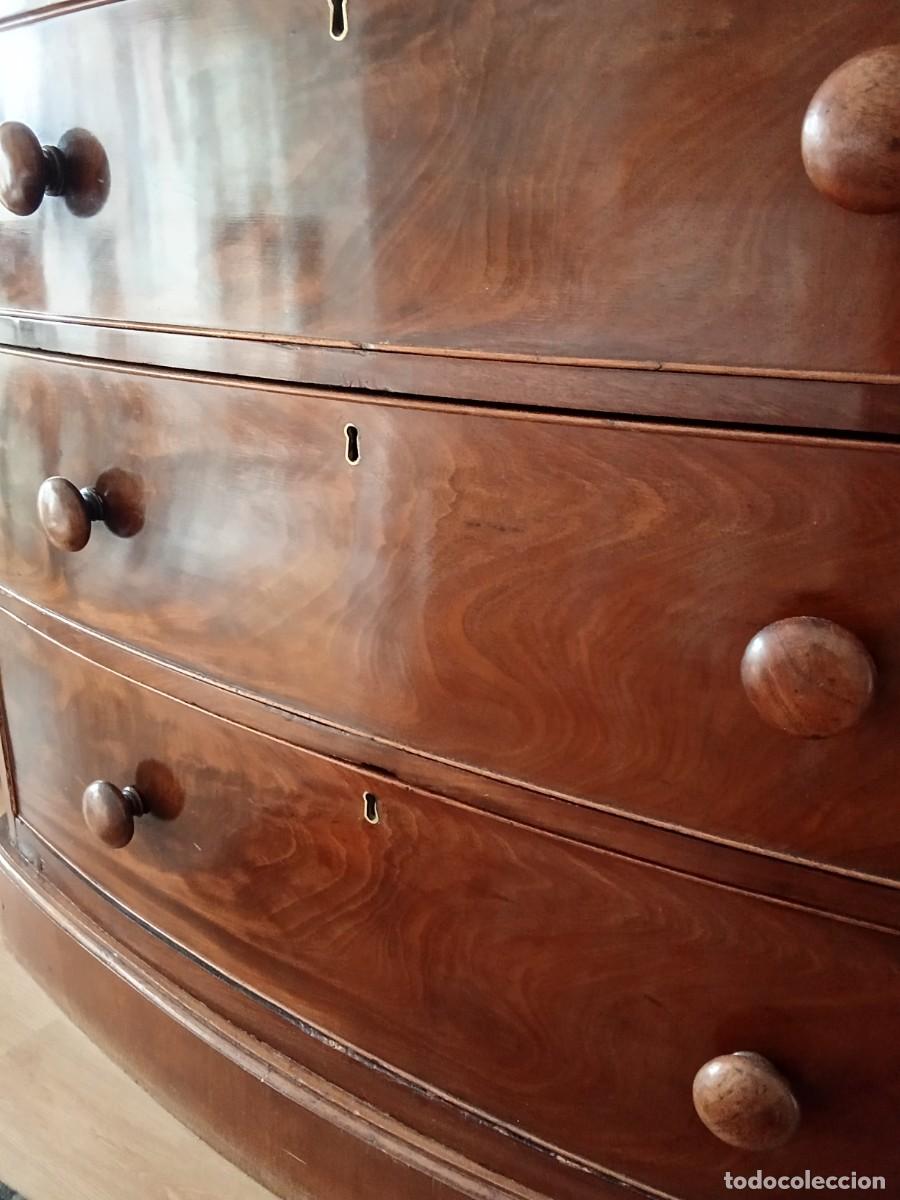 Vintage: Comoda de madera de nogal - Foto 4