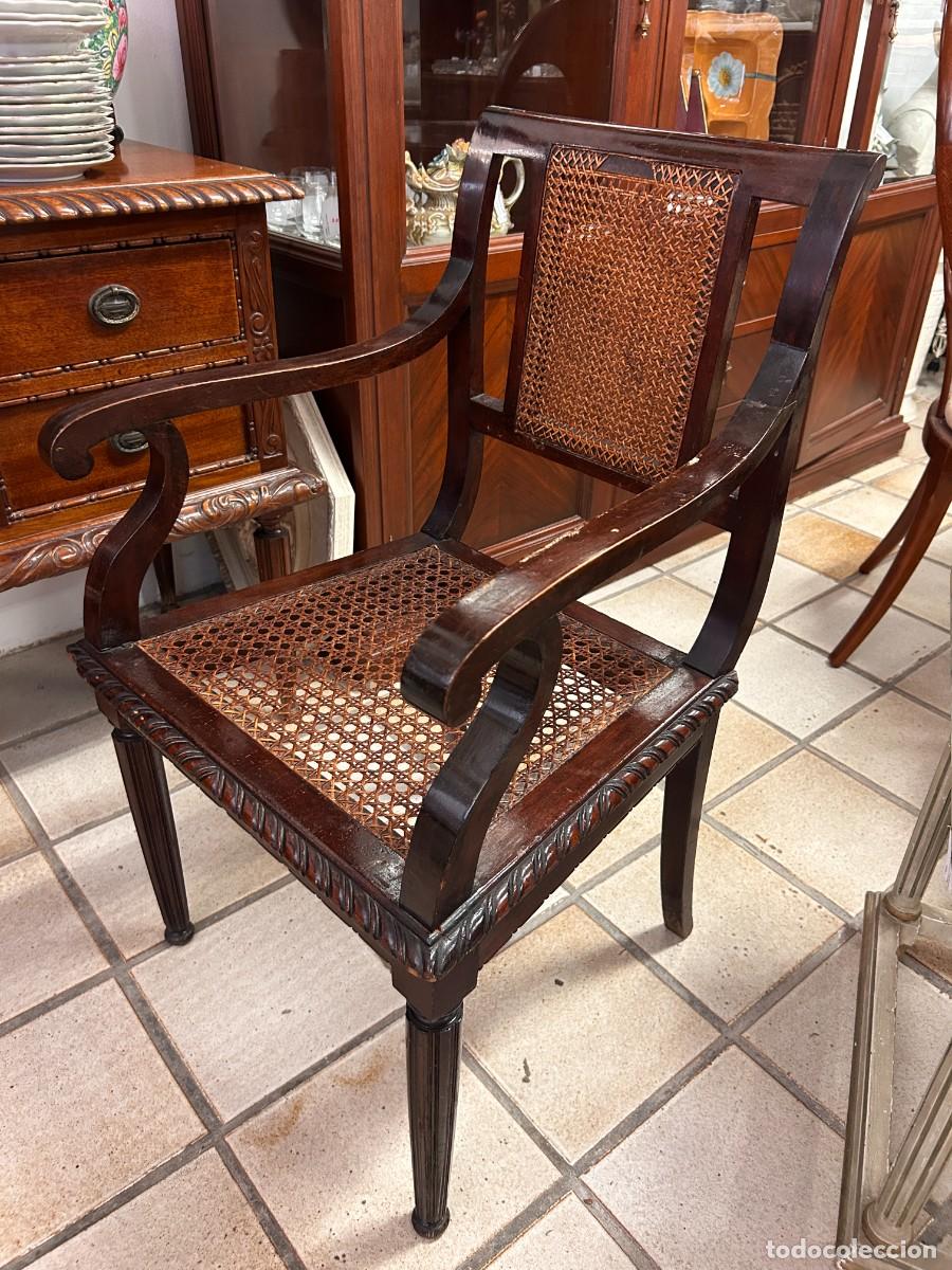 Vintage: Sill&oacute;n vintage con rejilla - Foto 2