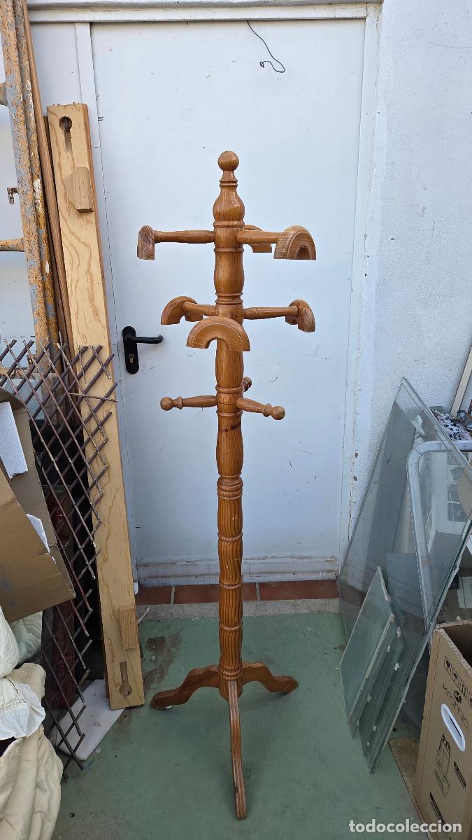 Vintage: perchero de pie madera