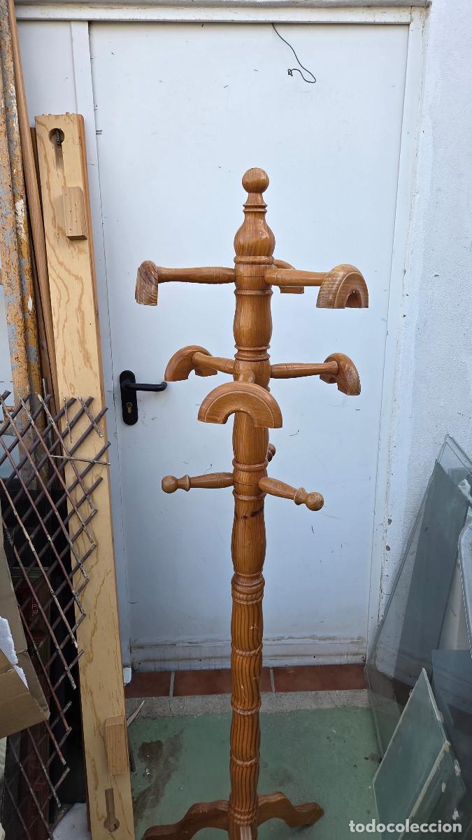 Vintage: perchero de pie madera - Foto 2