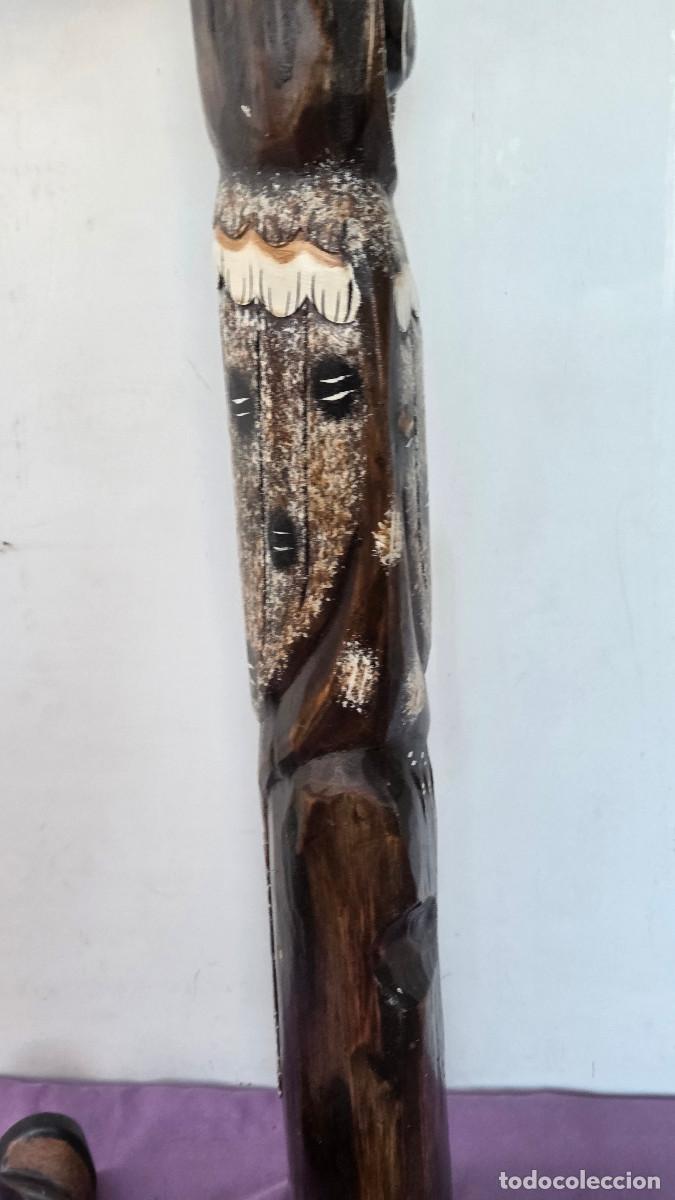 Vintage: escultura de buho de madera - Foto 7