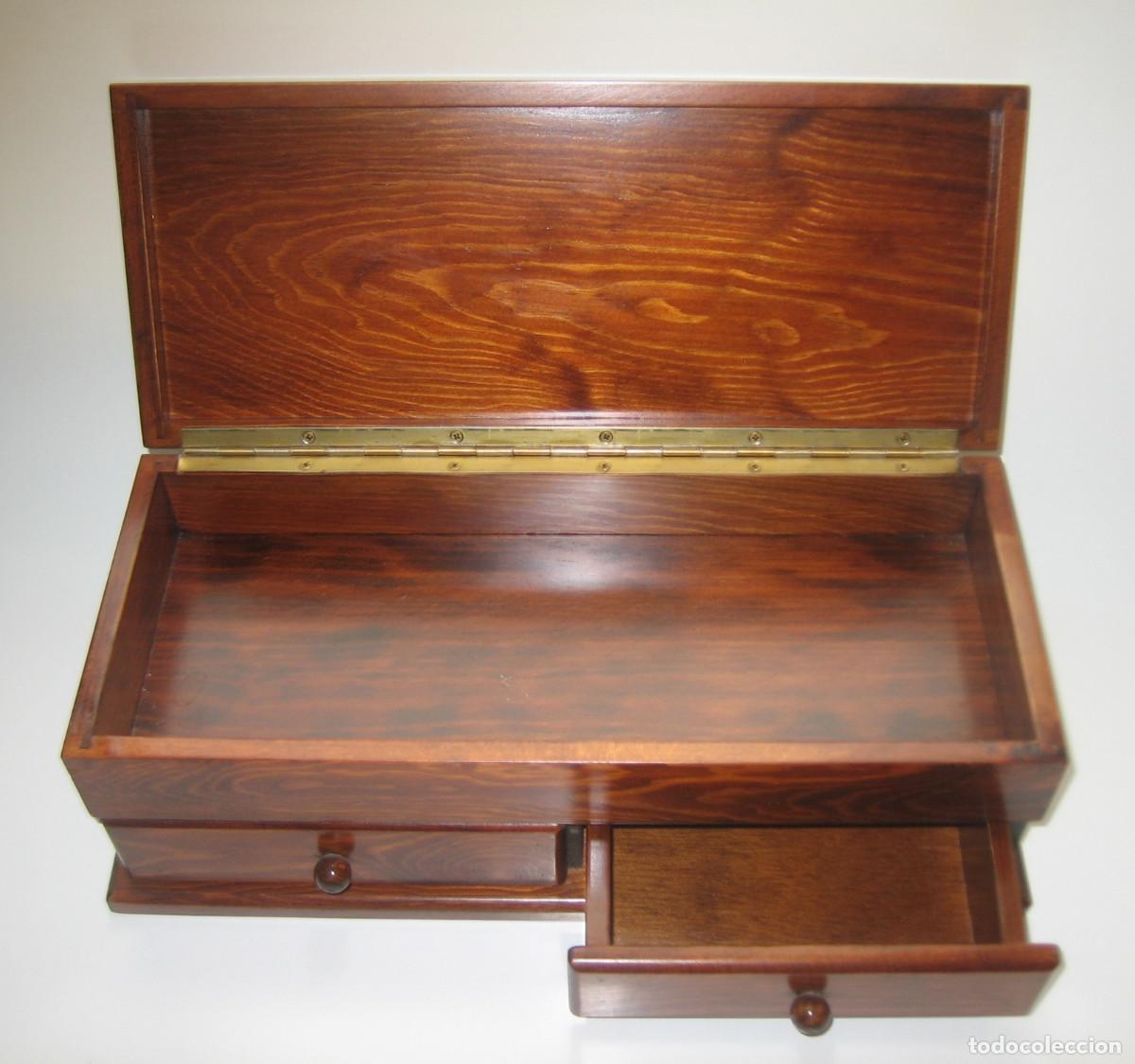 Vintage: PEQUE&Ntilde;O MUEBLE ORGANIZADOR. PARA LA C&Oacute;MODA, EL ESCRITORIO, LA MESA, EL VESTIDOR. MADERA PULIMENTADA.