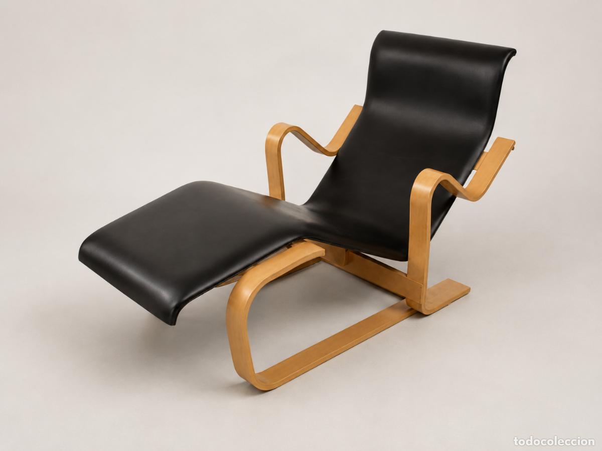 Vintage: Chaise Longue Long Chair de Marcel Breuer &ndash; Edici&oacute;n Autorizada en Piel de 2002