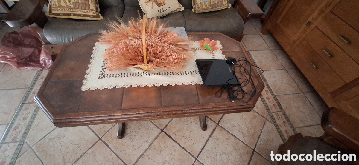 Vintage: Sofa de 3 plazas y sillones y mesa - Foto 5