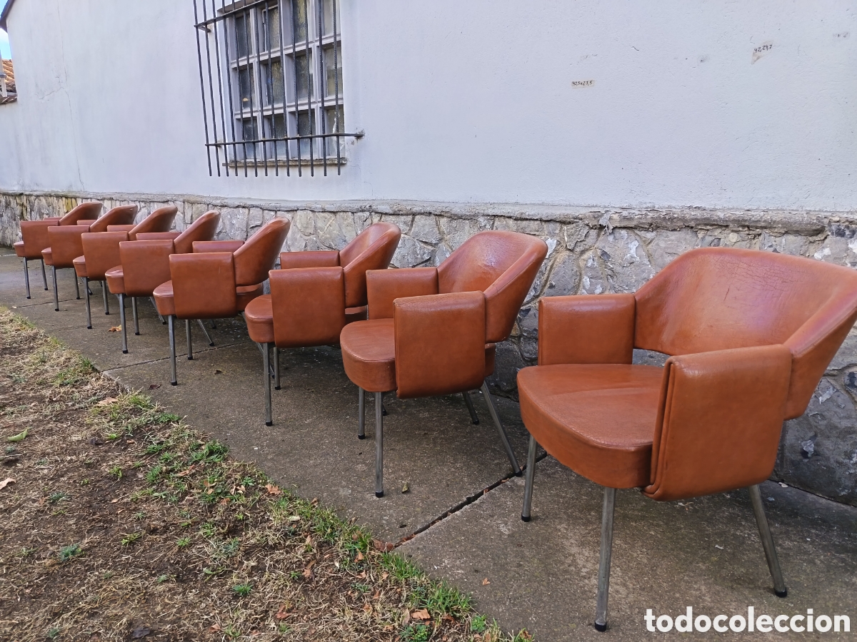 Vintage: 8 sillones vintage MAGA / Airborne &ndash; dise&ntilde;o a&ntilde;os 60/70 , 250e precio por unidad , m&aacute;s consultar