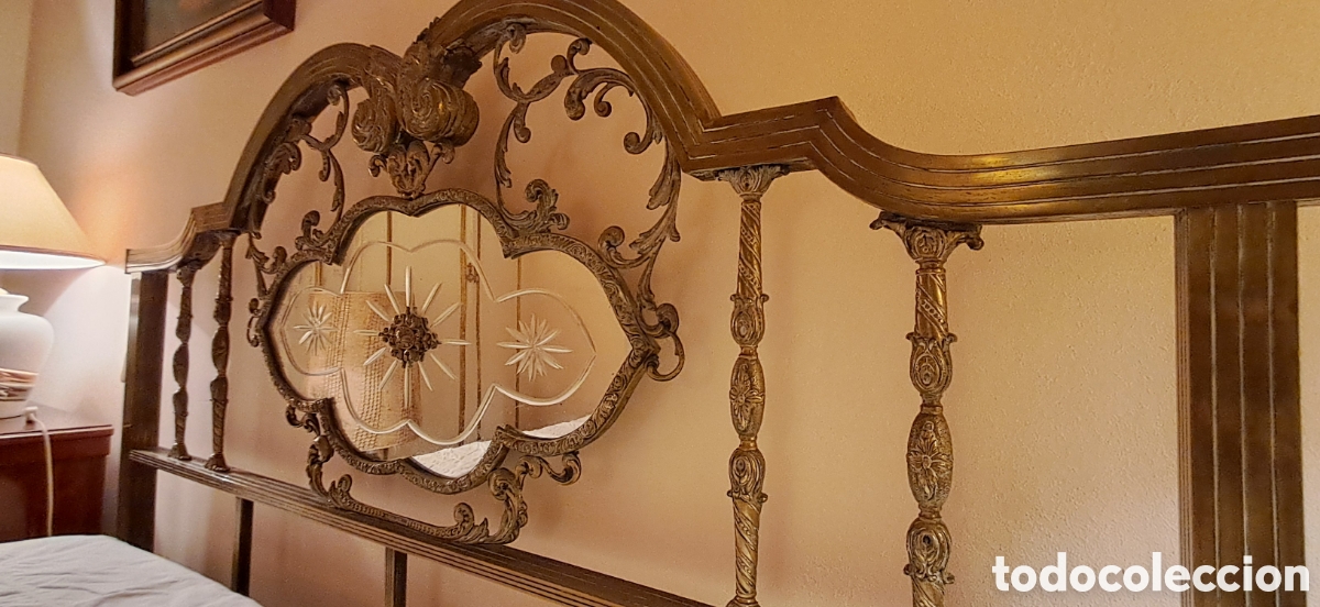 Vintage: Estructura completa de cama de bronce Vintage - Foto 5