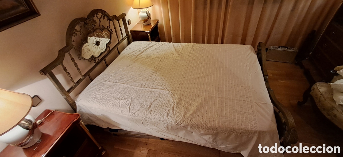 Vintage: Estructura completa de cama de bronce Vintage - Foto 8