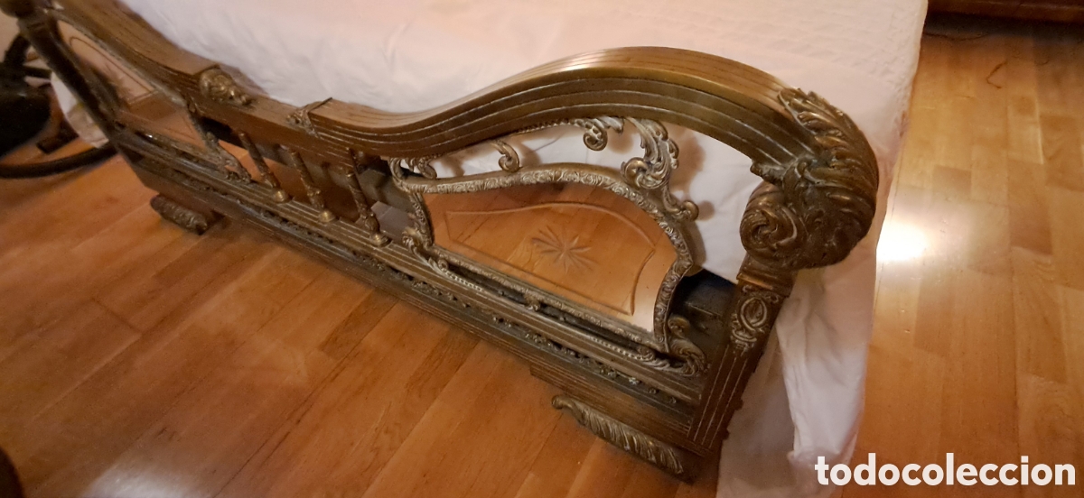 Vintage: Estructura completa de cama de bronce Vintage - Foto 10