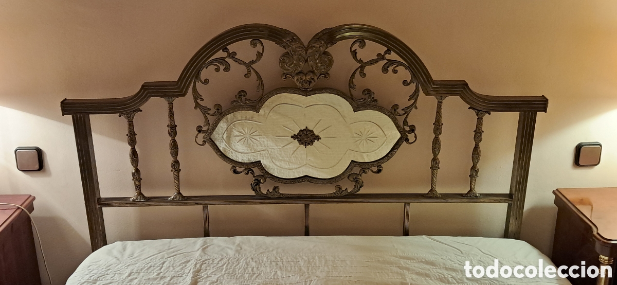 Vintage: Estructura completa de cama de bronce Vintage - Foto 12