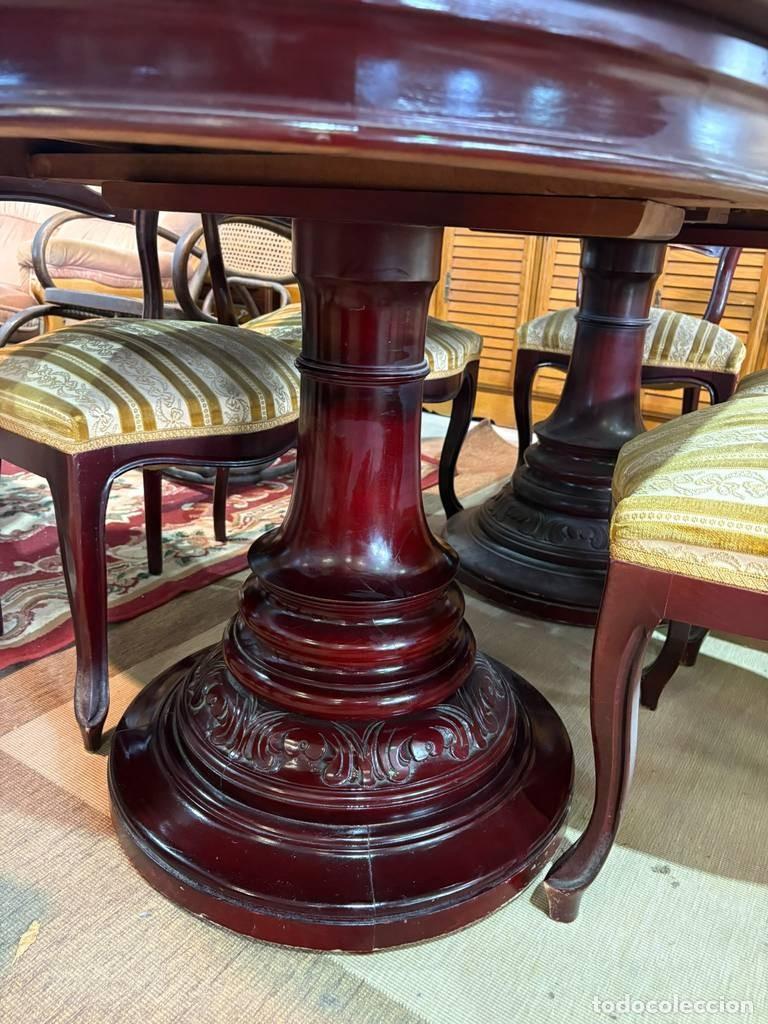 Vintage: MESA EXTENSIBLE Y 6 SILLAS - Foto 7