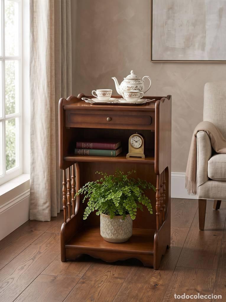 Vintage: MUEBLE AUXILIAR CON CAJ&Oacute;N