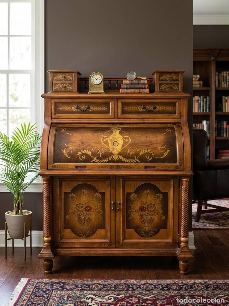 Vintage: MUEBLE BUR&Oacute; CL&Aacute;SICO.