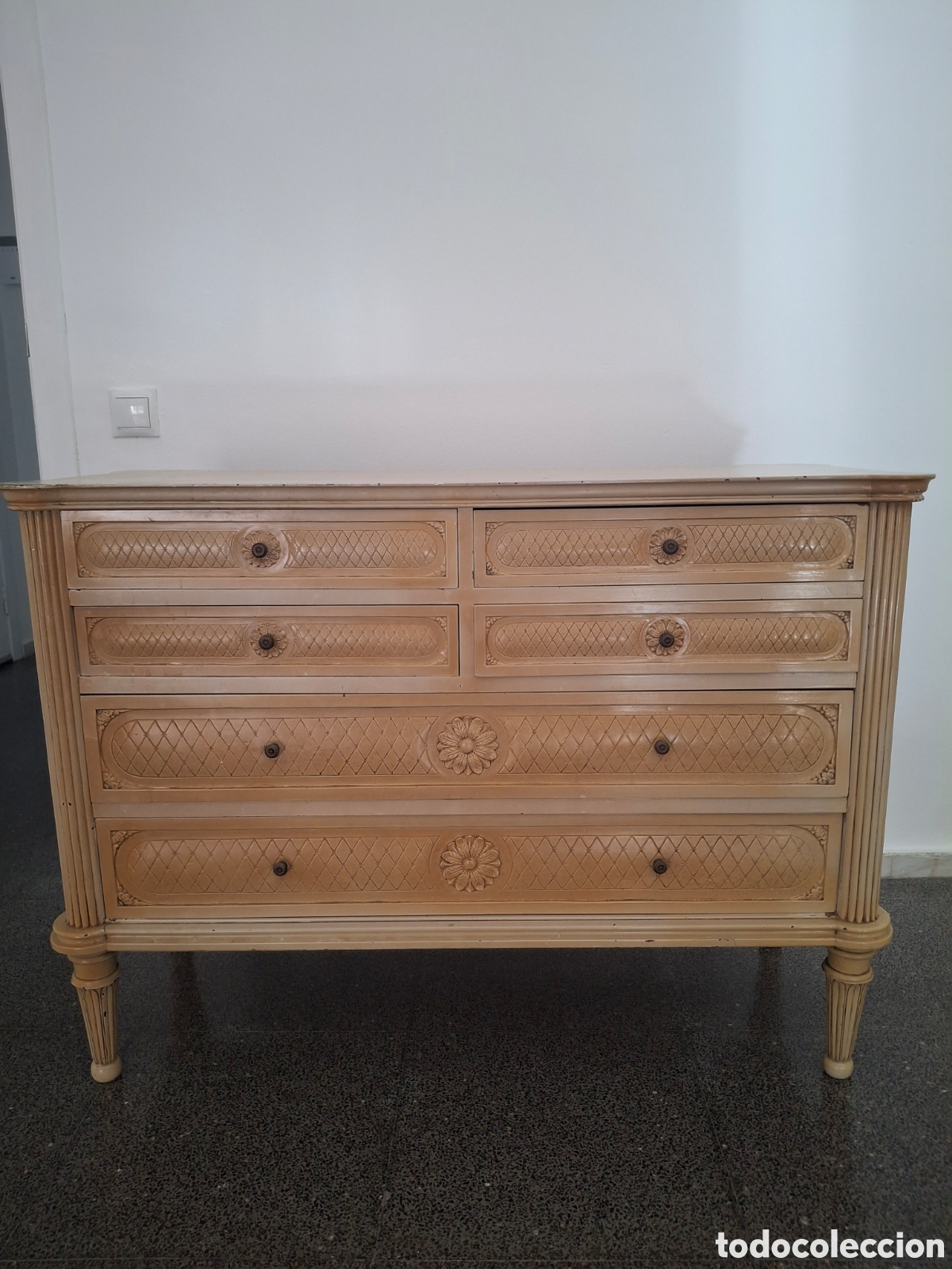Vintage: Comoda baja antigua estilo frances