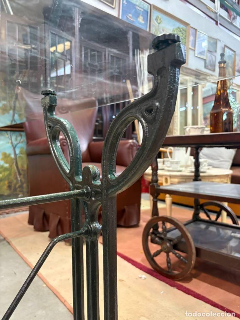 Vintage: MESA DE FORJA Y CRISTAL - Foto 8