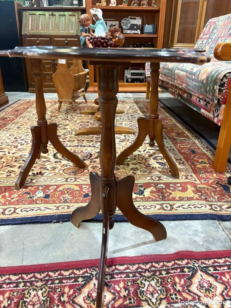 Vintage: MESITA AUXILIAR DE MADERA - Foto 8