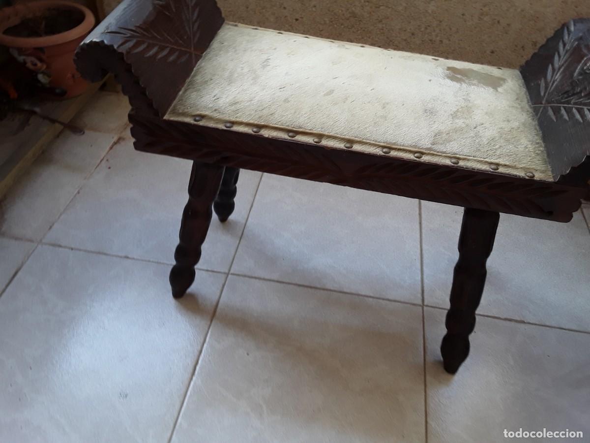 Vintage: Banco Descalzador Castellano Brutalista