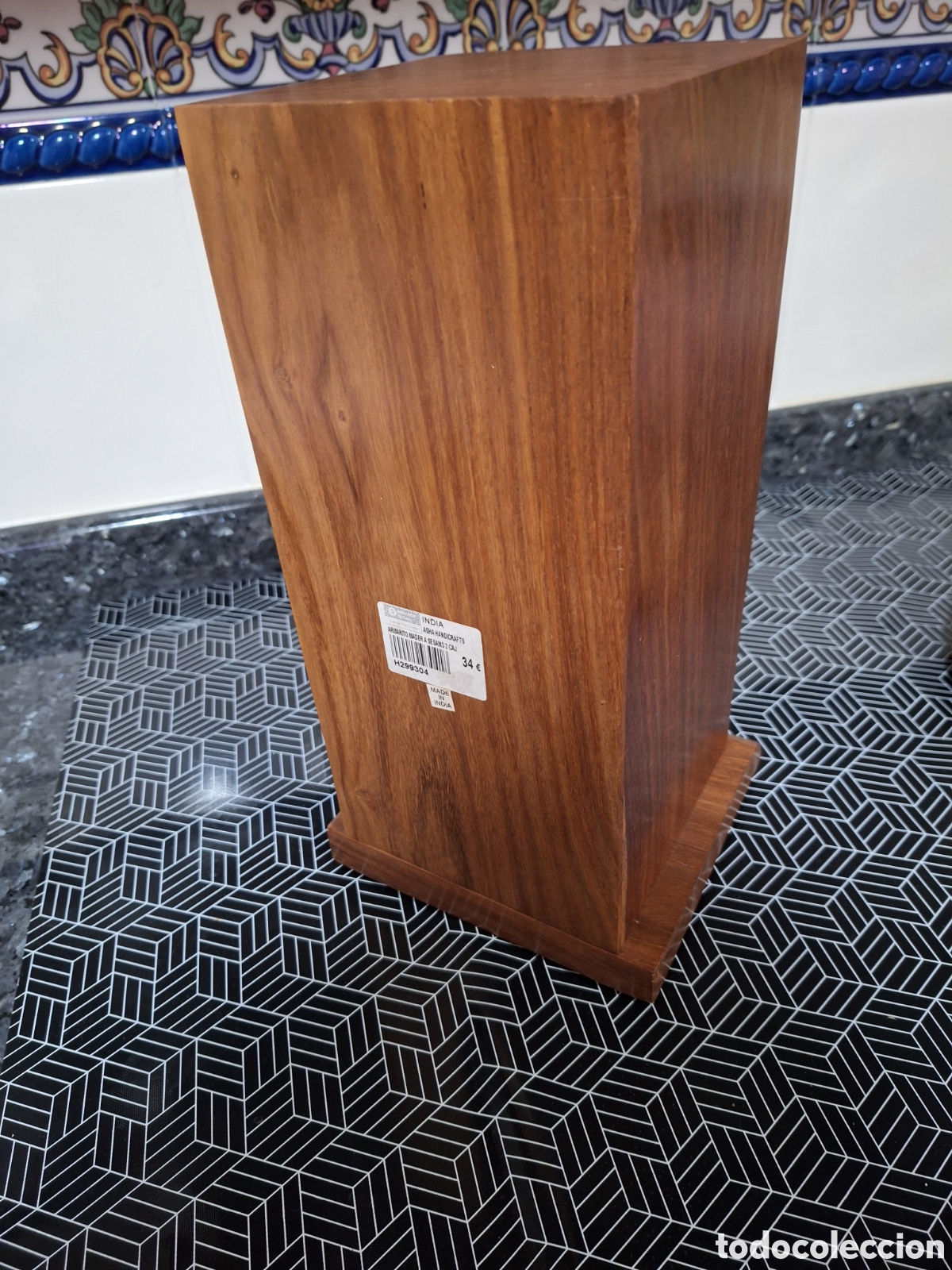 Vintage: Peque&ntilde;a cajonera de madera . - Foto 4