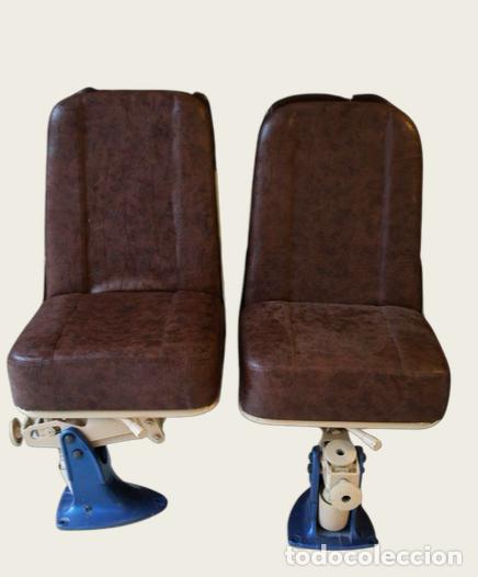 Vintage: SILLONES MAQUINISTA TREN SUIZO A&Ntilde;OS