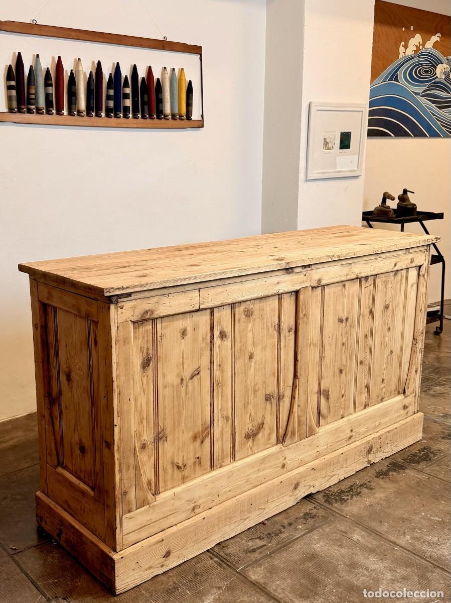 Vintage: Mostrador Recepci&oacute;n Madera Antiguo - Foto 2