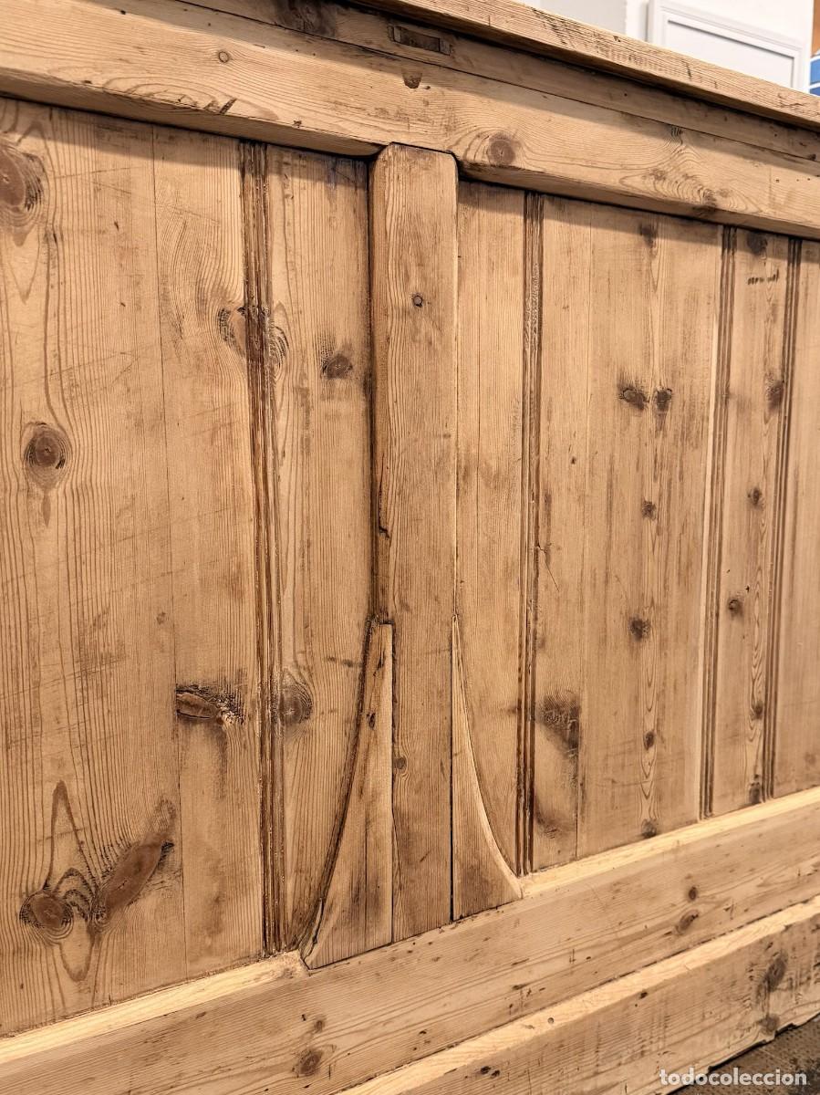 Vintage: Mostrador Recepci&oacute;n Madera Antiguo - Foto 3
