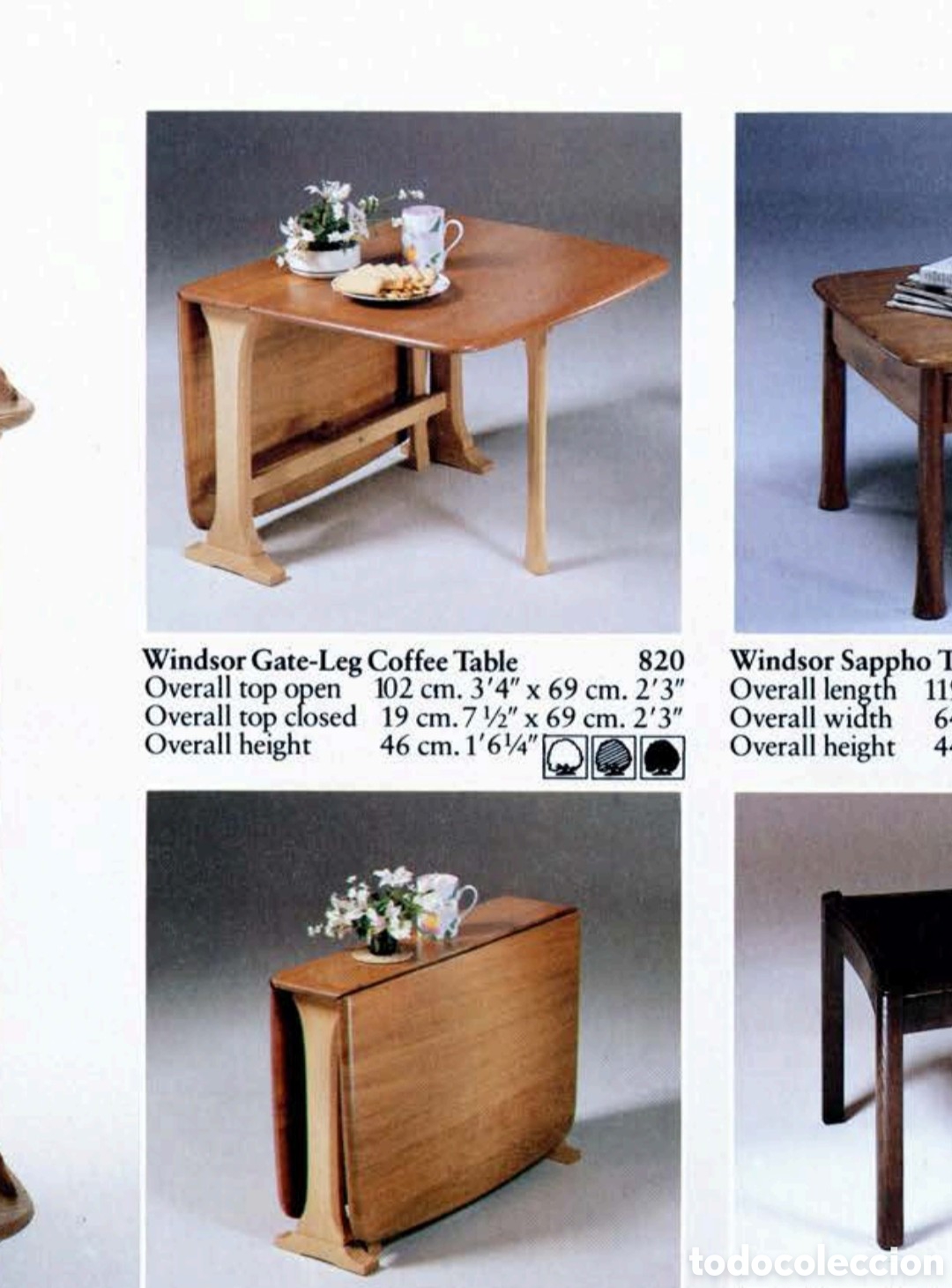 Vintage: Mesa Ercol, Winsor modelo 820 - Foto 3