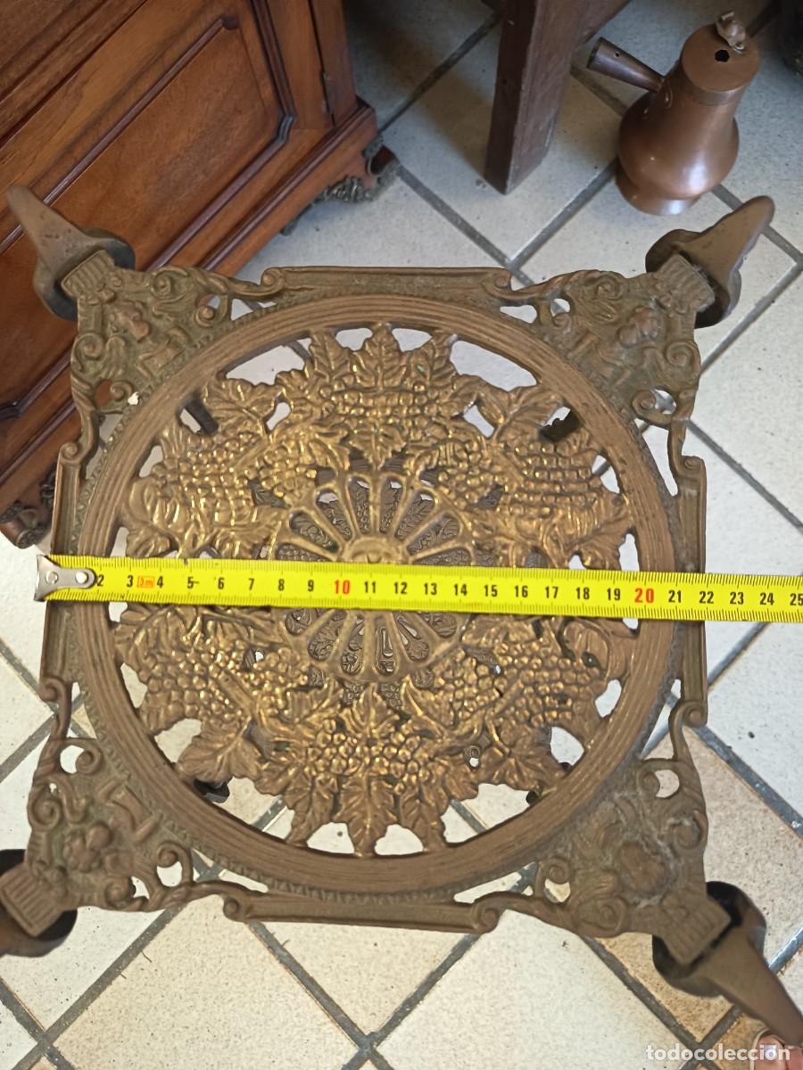Vintage: Mesita auxiliar bronce - Foto 13