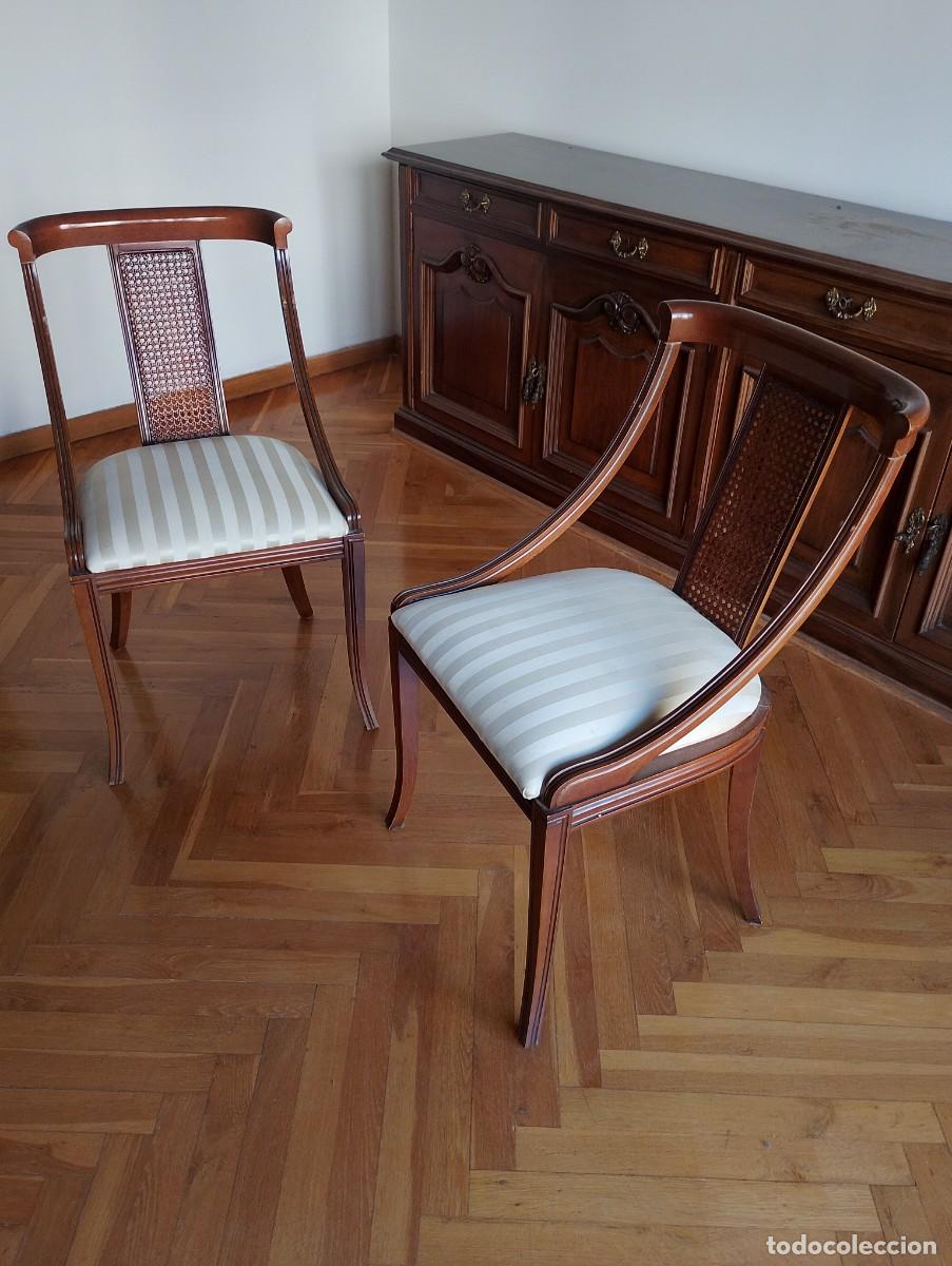 Vintage: Cuatro sillas c&oacute;mo estas en estado muy aceptable por apenas sesenta euros