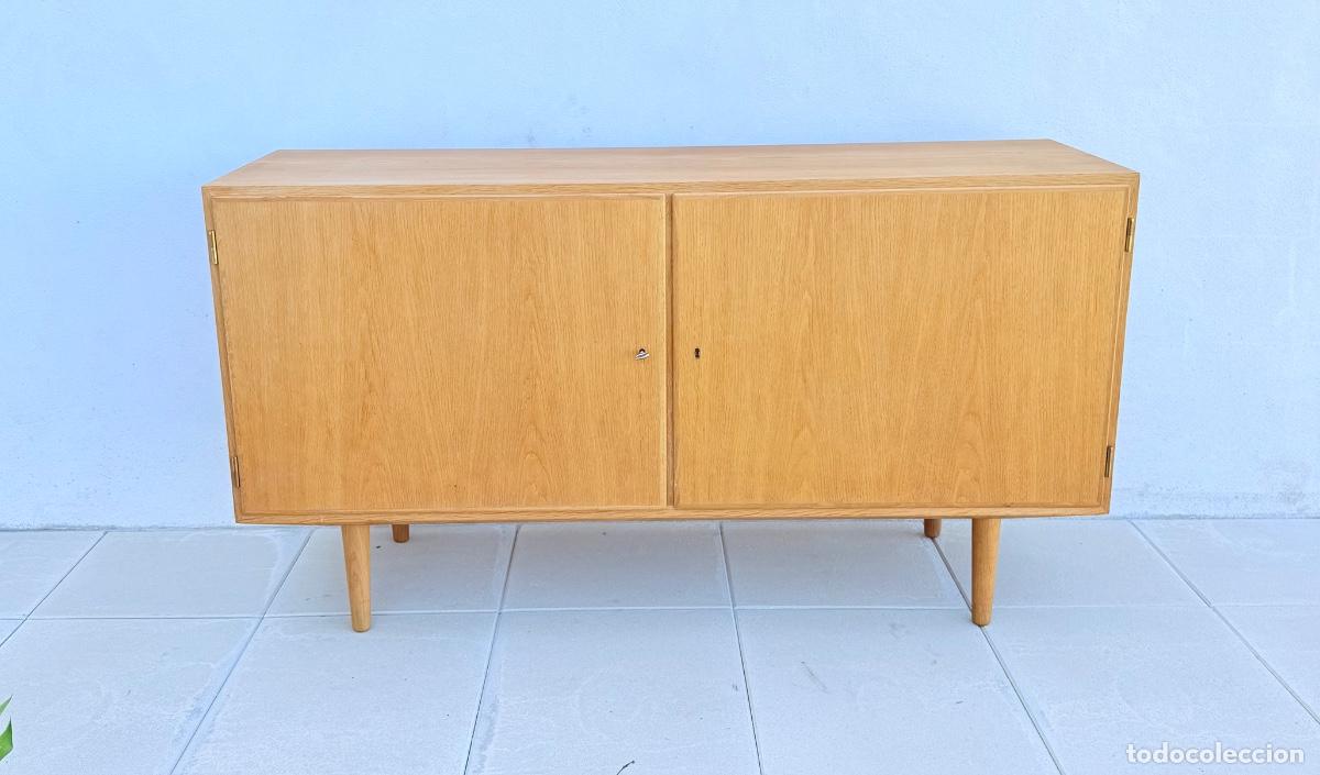 Vintage: Aparador danes en madera de roble de Carlo Jensen para Poul Hundevad
