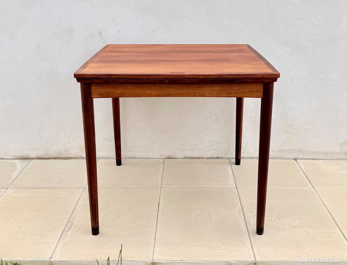 Vintage: Mesa de comedor y juego en palisandro de Poul Hundevad