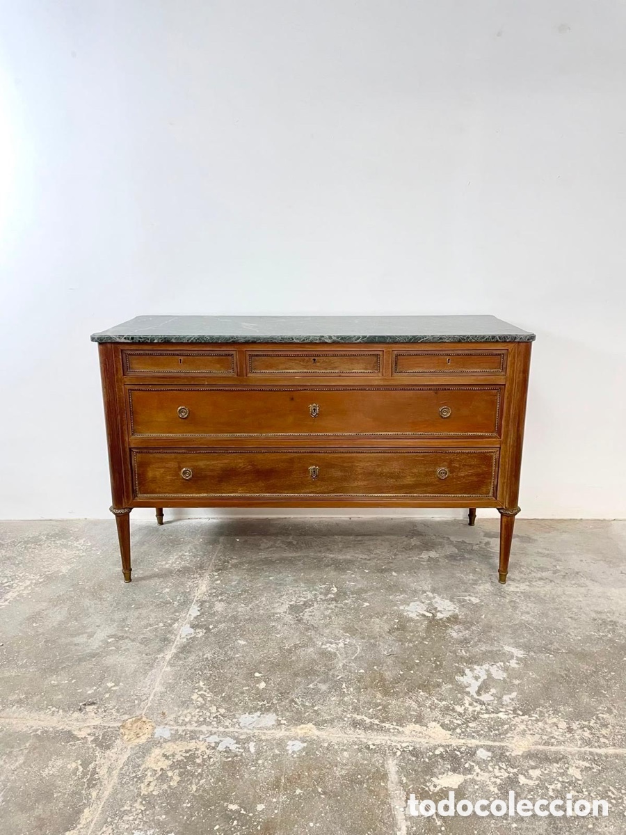 Vintage: Comoda caoba estilo Luis XVI - Foto 3