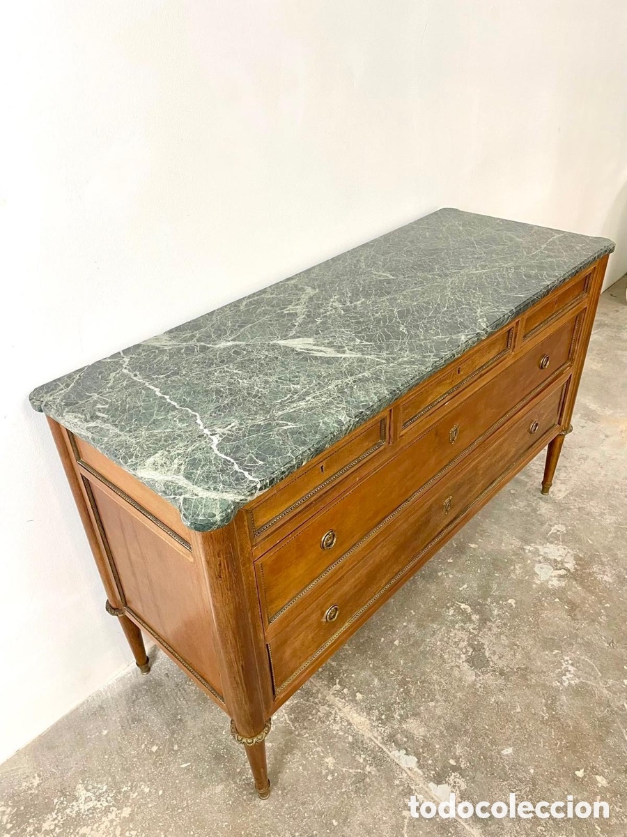 Vintage: Comoda caoba estilo Luis XVI - Foto 5