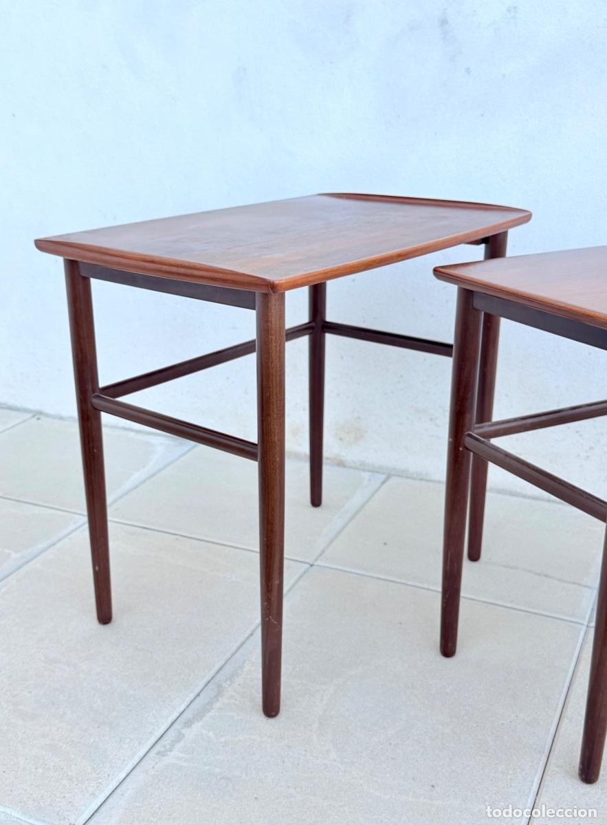 Vintage: Mesas nido danesas en madera de palisandro - Foto 15