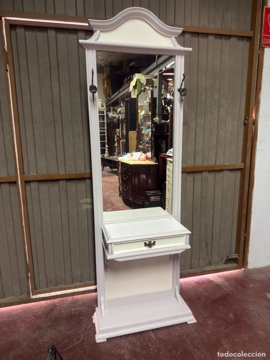 Vintage: Mueble recibidor con espejo