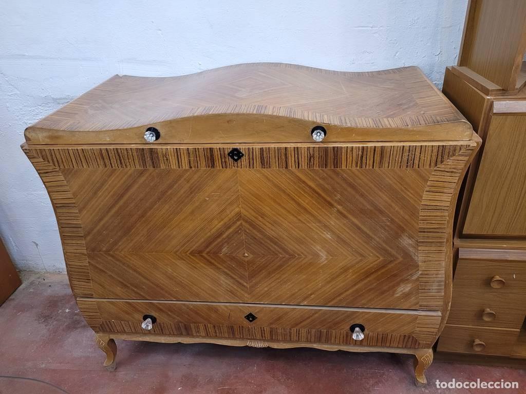 Vintage: BA&Uacute;L ART D&Eacute;CO DE MADERA - Foto 2