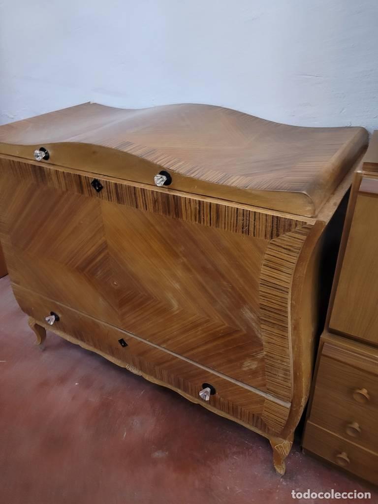 Vintage: BA&Uacute;L ART D&Eacute;CO DE MADERA - Foto 3