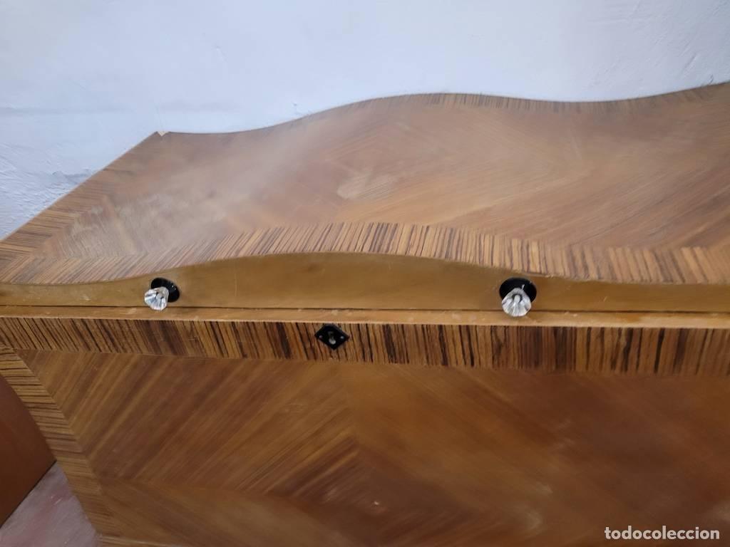 Vintage: BA&Uacute;L ART D&Eacute;CO DE MADERA - Foto 7
